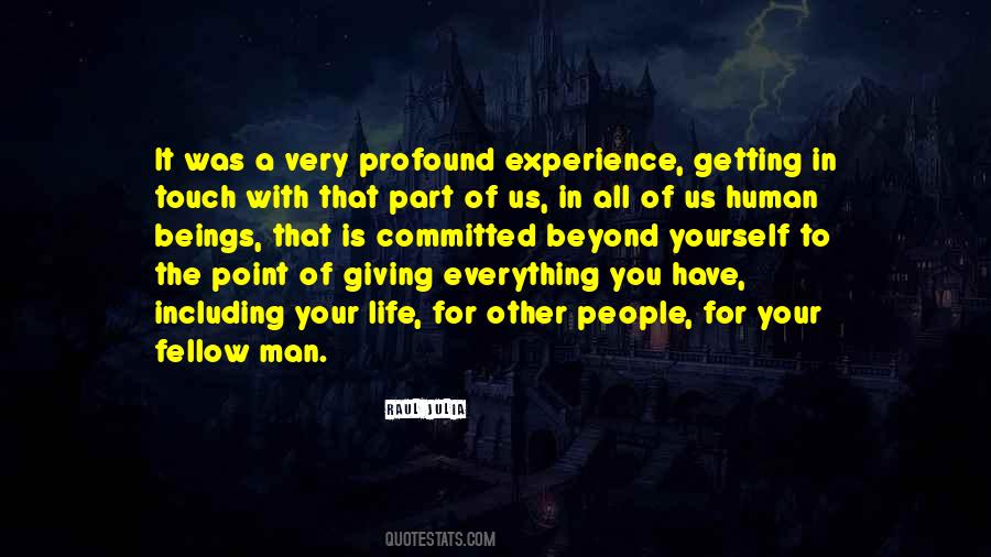 In Touch With Yourself Quotes #744942