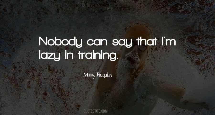 In Training Quotes #1281986