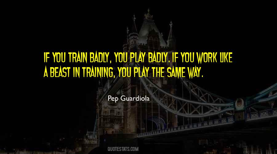 In Training Quotes #254557