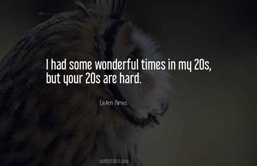In Your 20s Quotes #113740