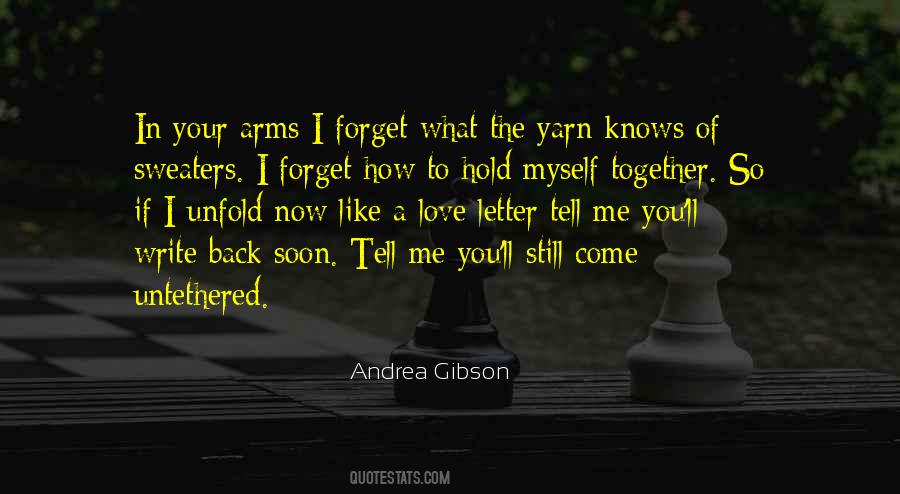 In Your Arms Love Quotes #1638279
