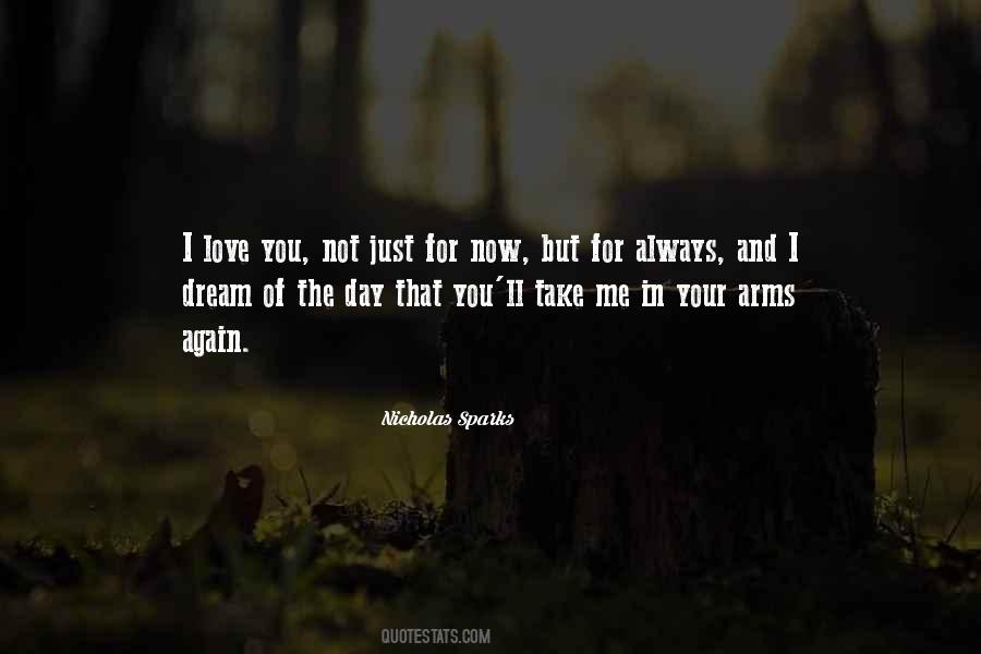 In Your Arms Love Quotes #819976