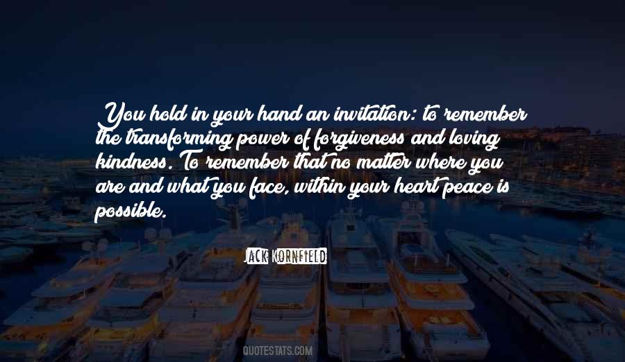 In Your Hand Quotes #1024046