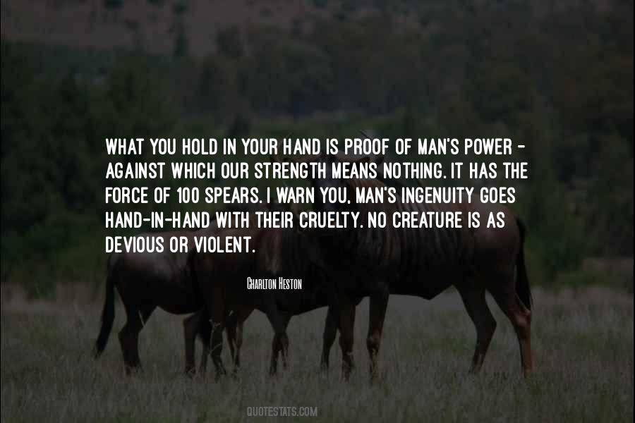 In Your Hand Quotes #1469756