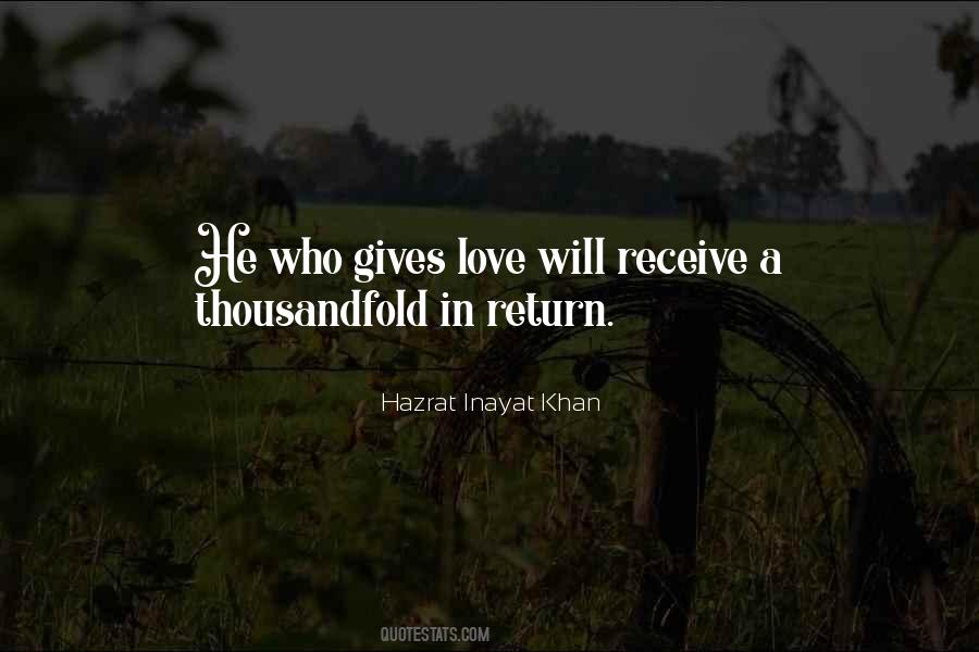 Inayat Khan Love Quotes #478365
