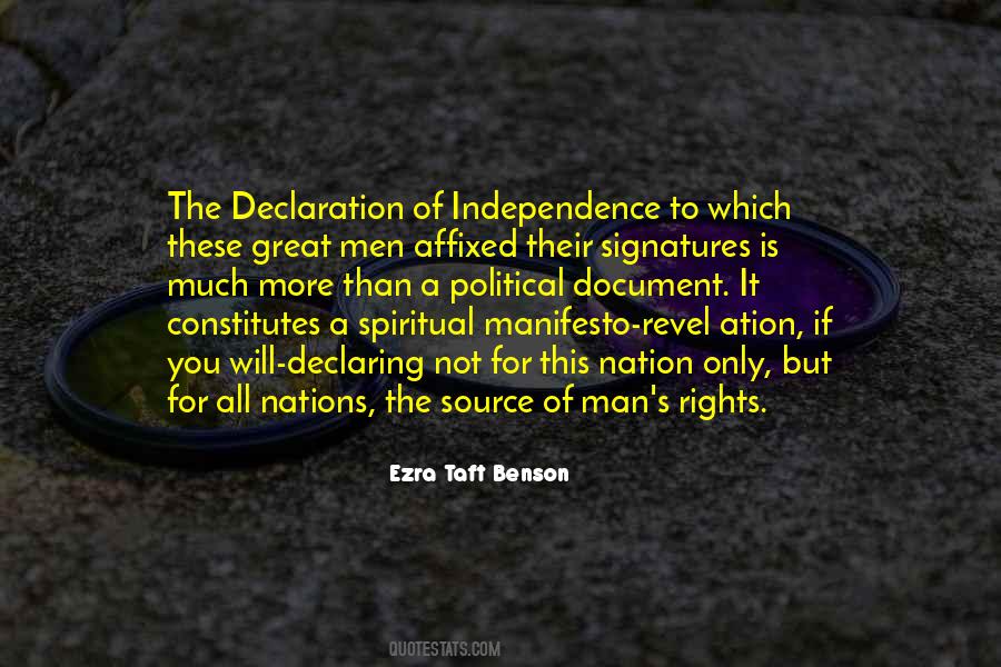 Independence Declaration Quotes #1248078