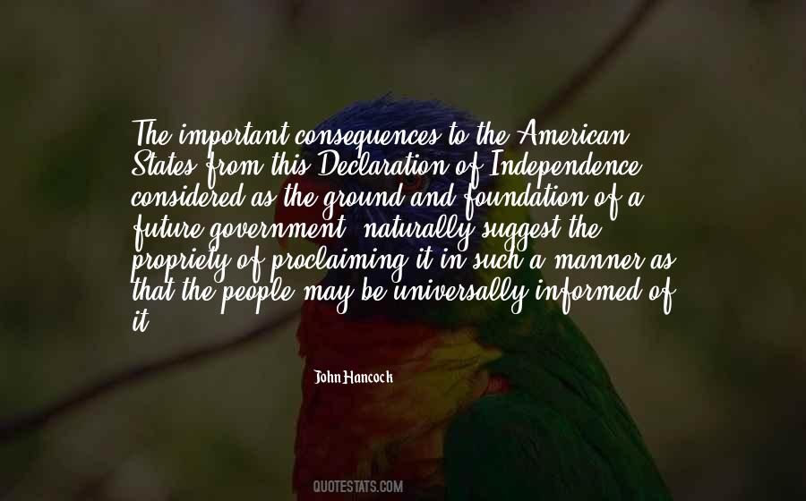 Independence Declaration Quotes #682085