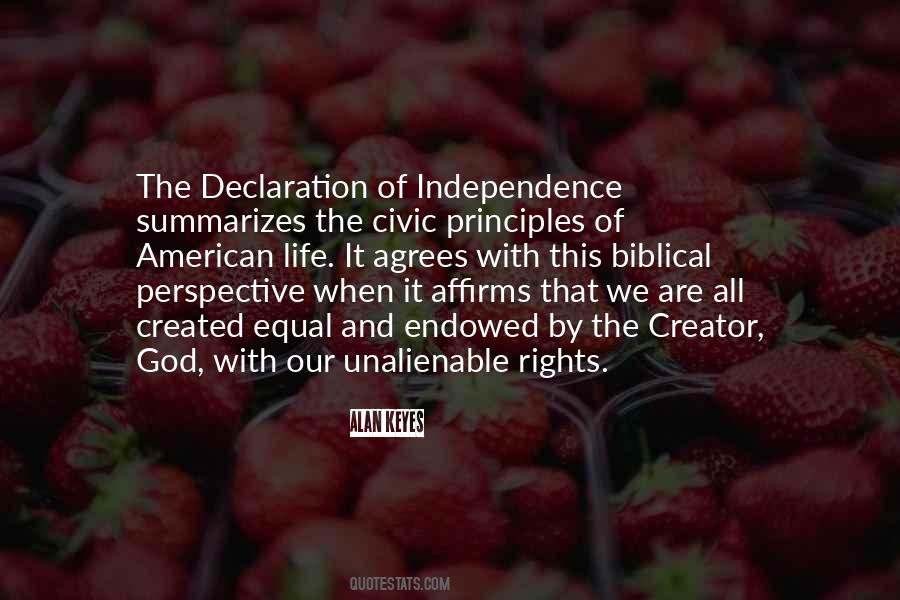 Independence Declaration Quotes #809813