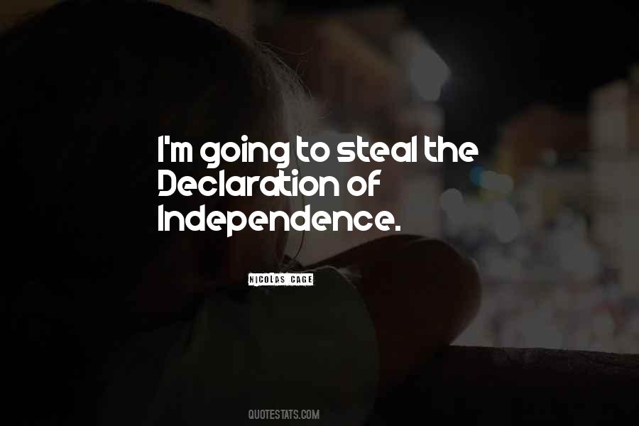 Independence Declaration Quotes #97749