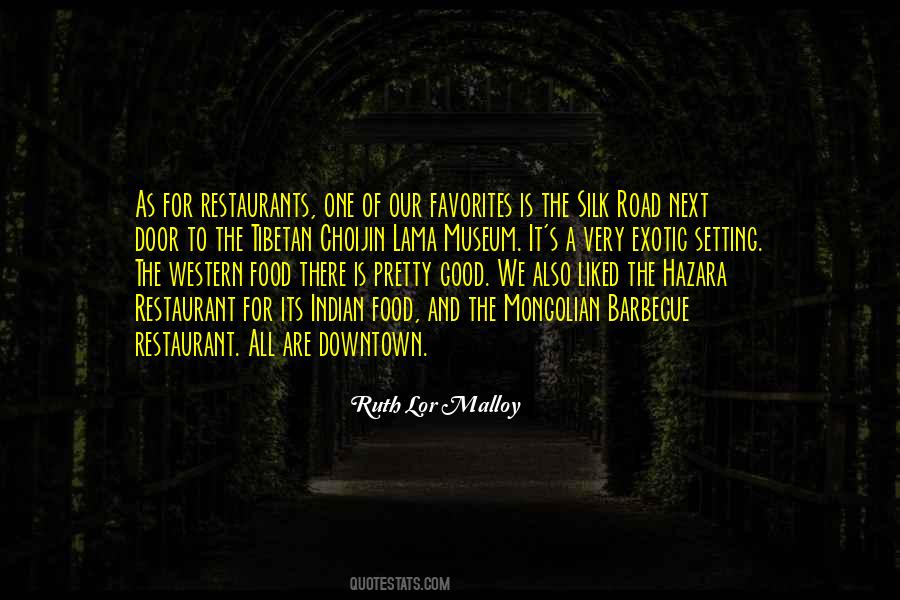 Indian Restaurant Quotes #1748872