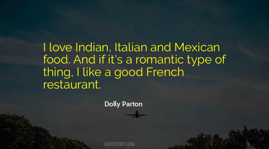 Indian Restaurant Quotes #362922