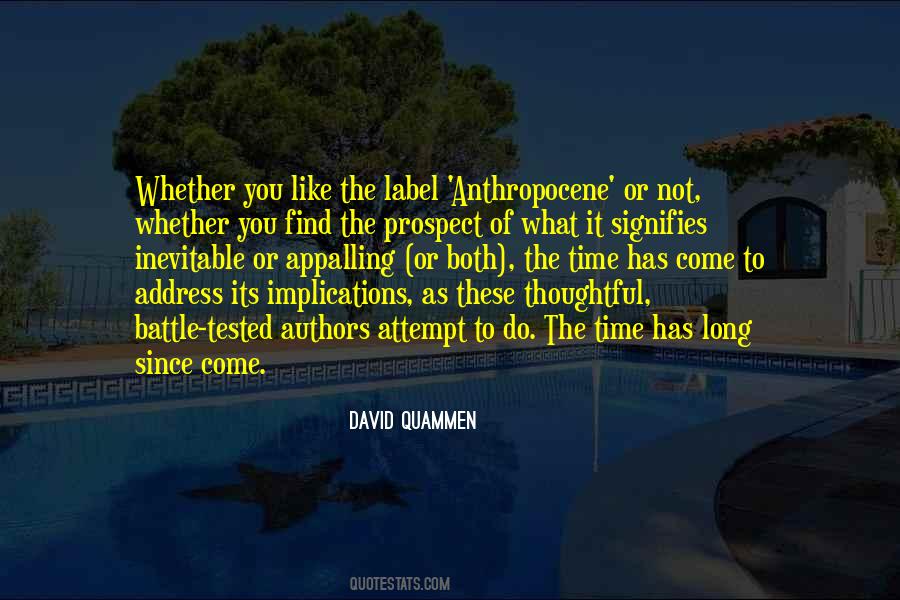 Quotes About The Anthropocene #1006660