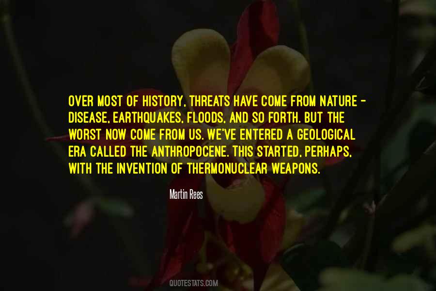 Quotes About The Anthropocene #1340770