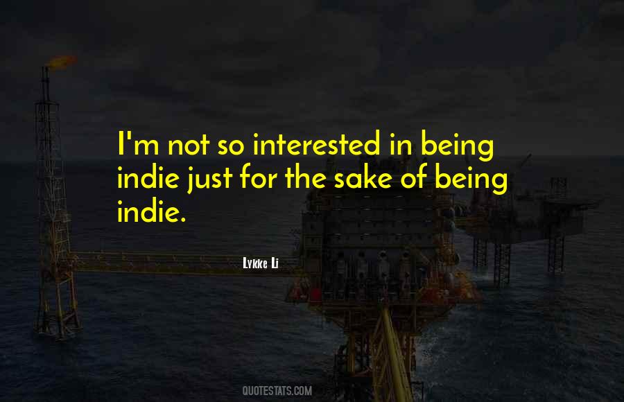 Indie Quotes #1711227