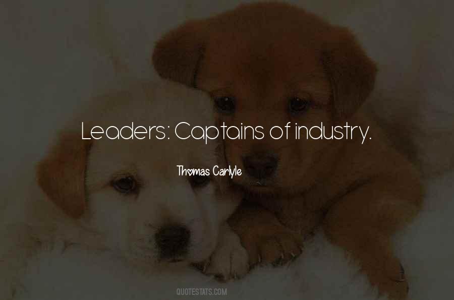 Industry Leadership Quotes #1229240