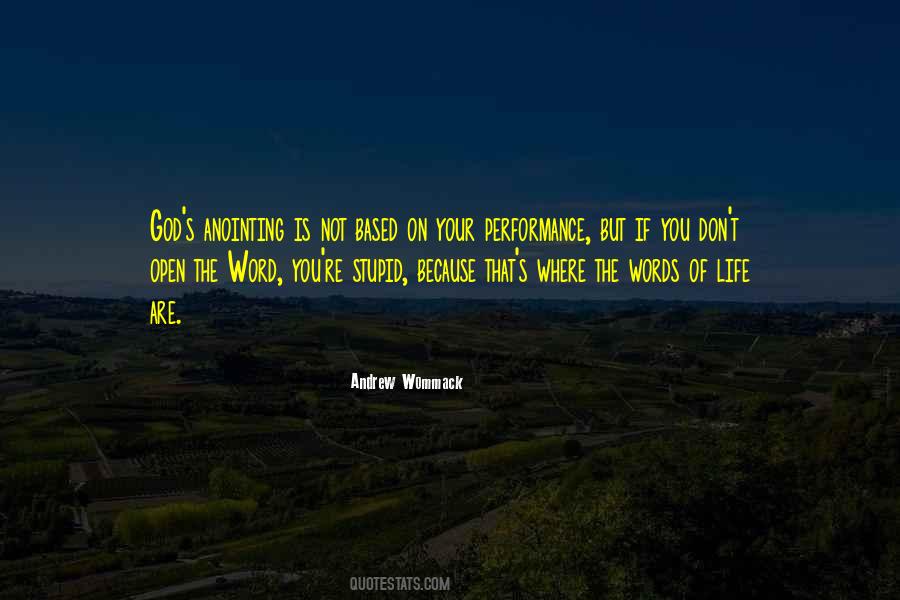 Quotes About The Anointing Of God #826636
