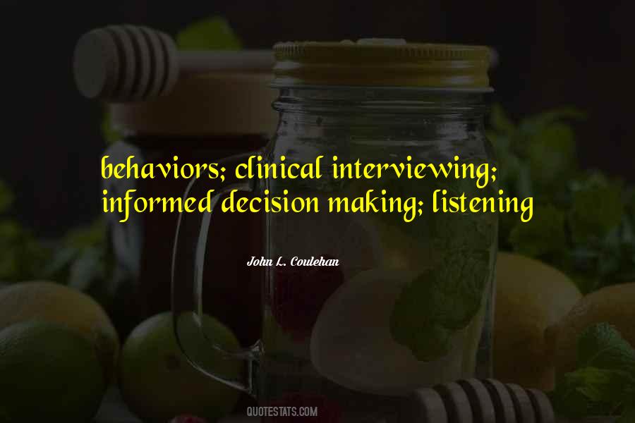 Informed Decision Quotes #100659