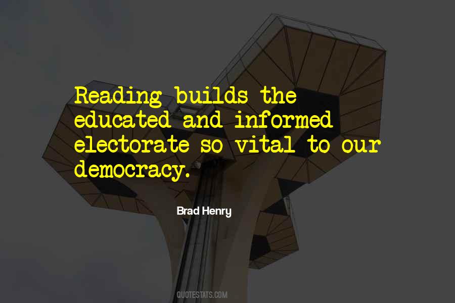 Informed Democracy Quotes #1685594