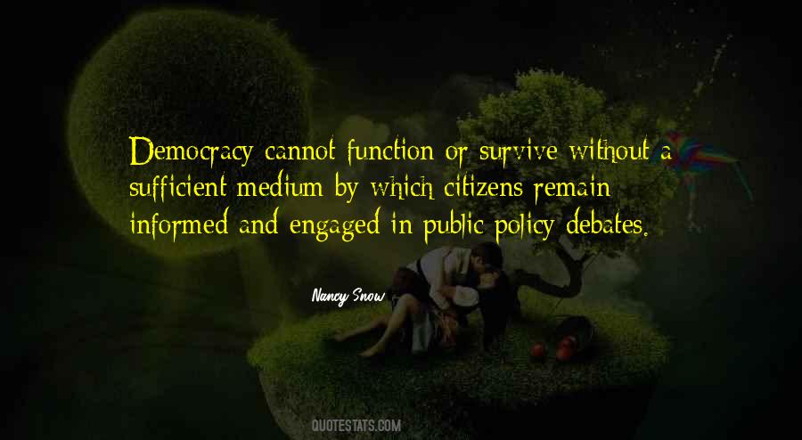 Informed Democracy Quotes #41354