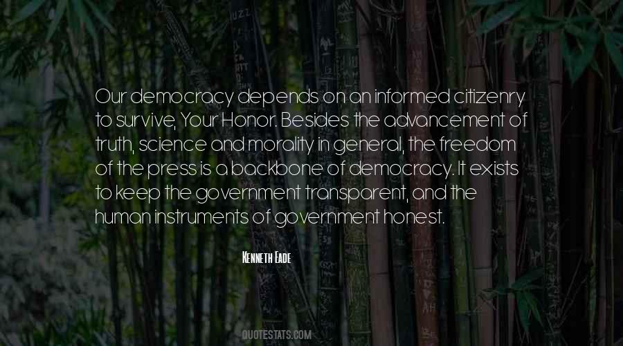 Informed Democracy Quotes #561251