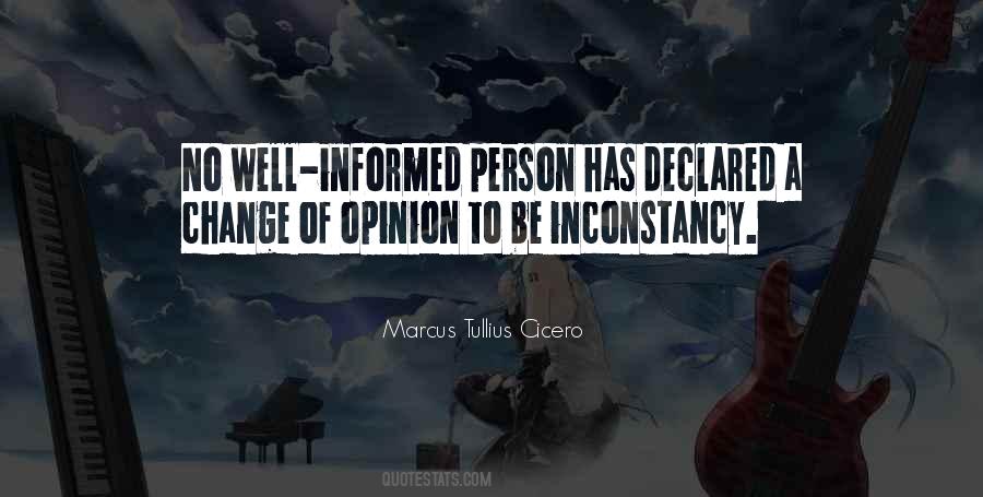 Informed Opinion Quotes #385067