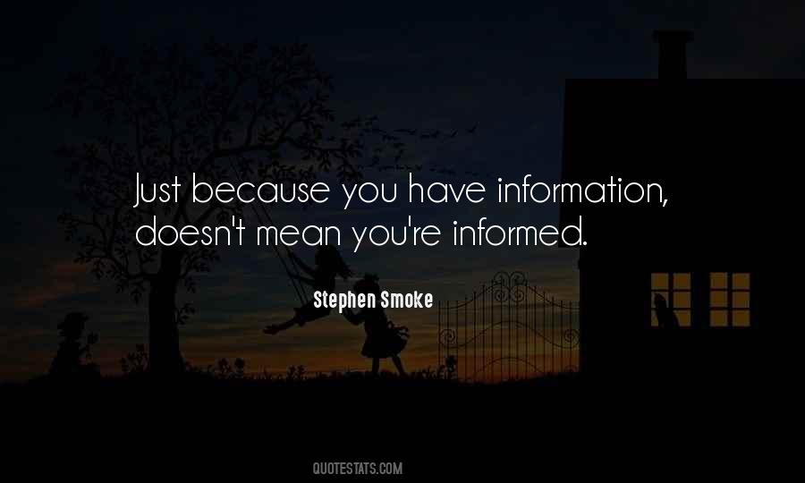 Informed Quotes #1328331