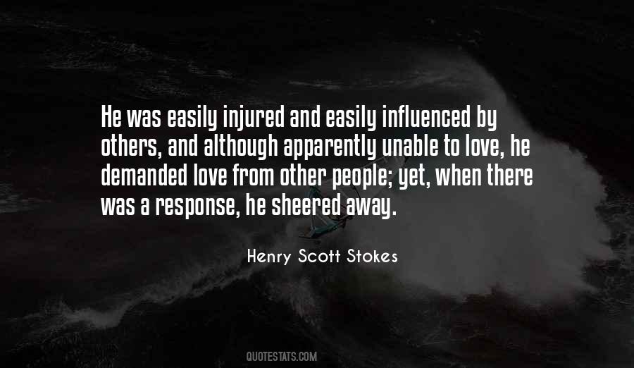 Injured Love Quotes #1456447