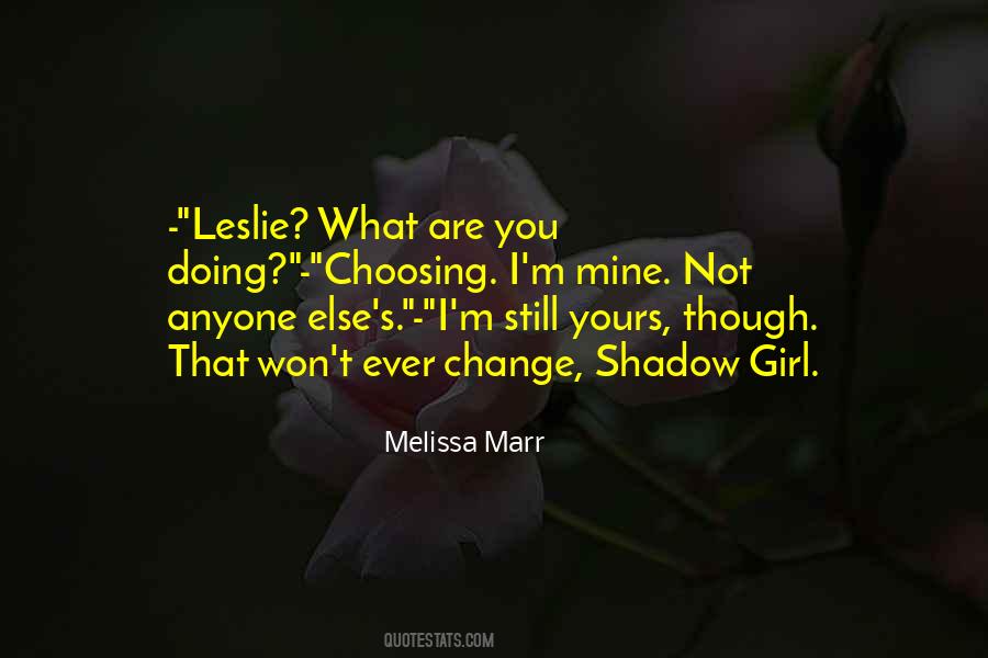 Ink Exchange Melissa Marr Quotes #1272556