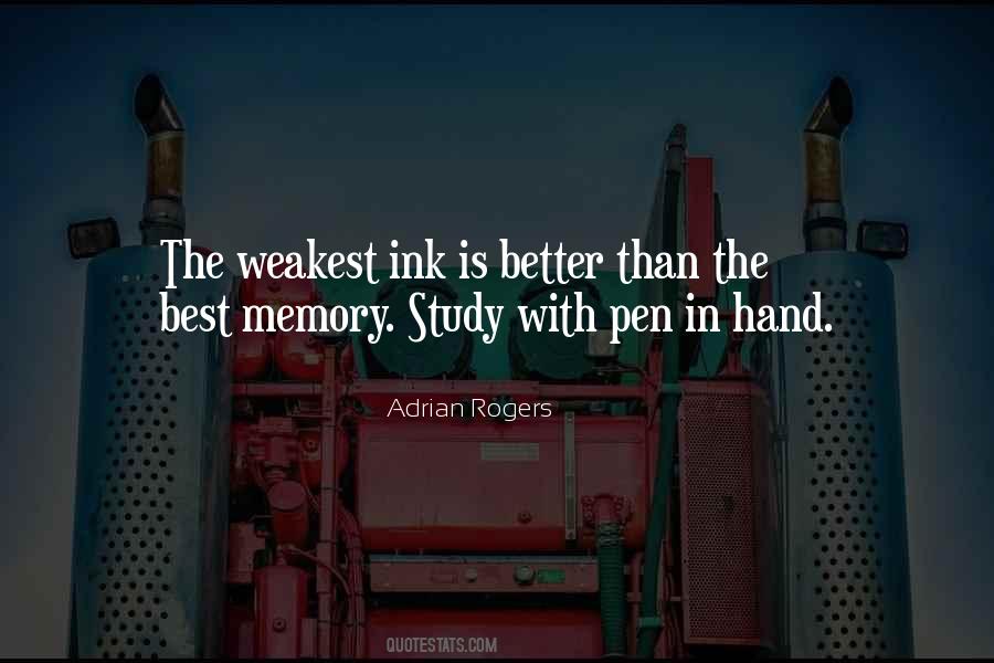 Ink Pen Quotes #1797853