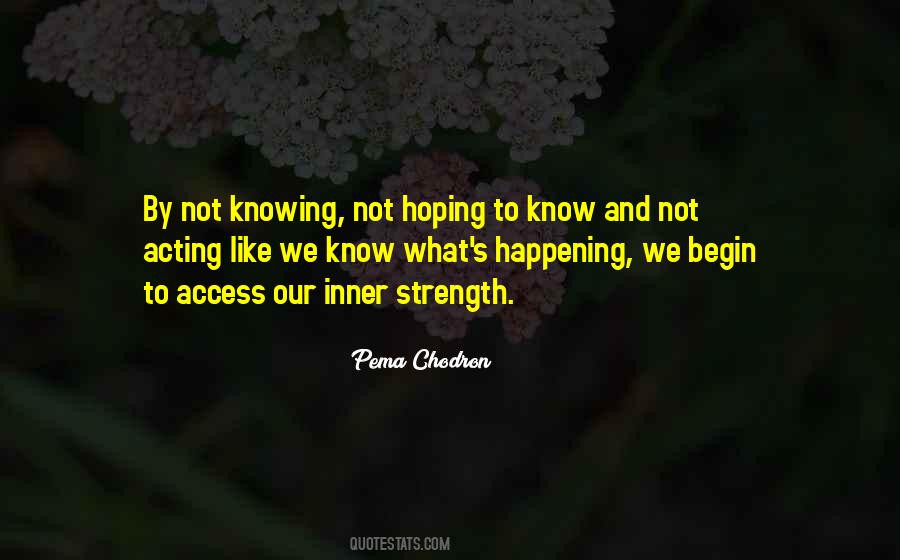 Inner Knowing Quotes #1457312