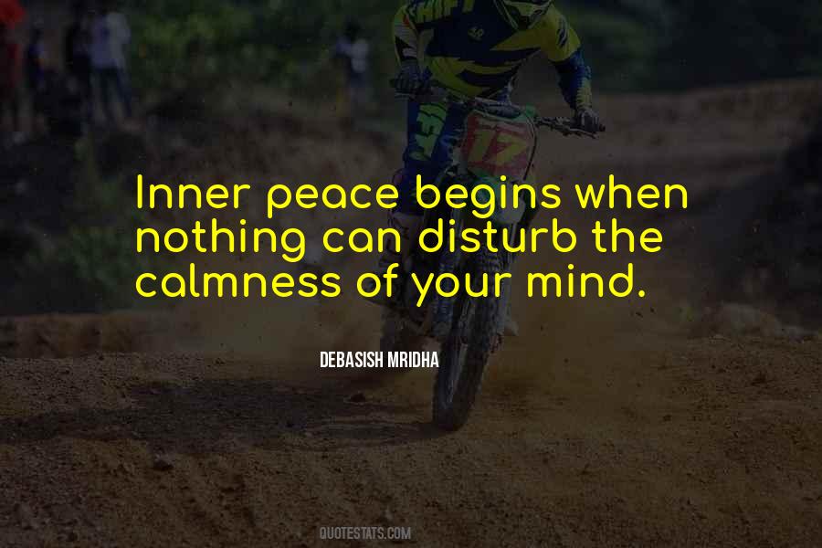 Inner Peace Of Mind Quotes #712761