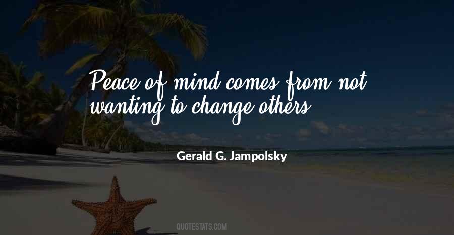 Inner Peace Of Mind Quotes #878362