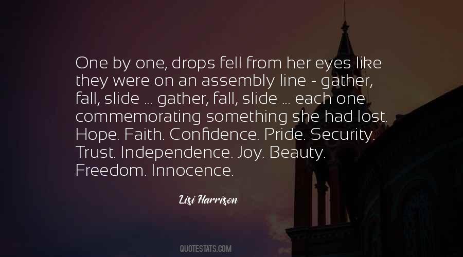 Innocence In The Eyes Quotes #1867957