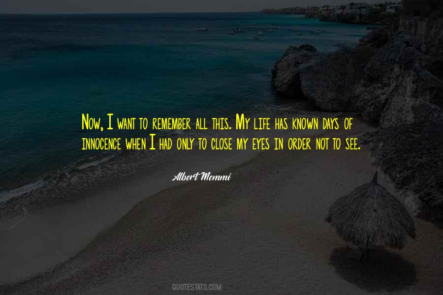 Innocence In The Eyes Quotes #506222