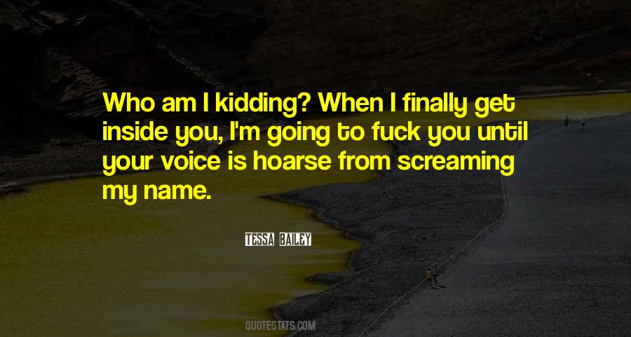 Inside I'm Screaming Quotes #742028