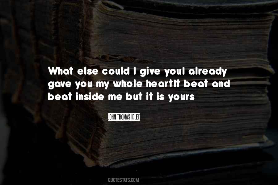 Inside My Heart Quotes #161349