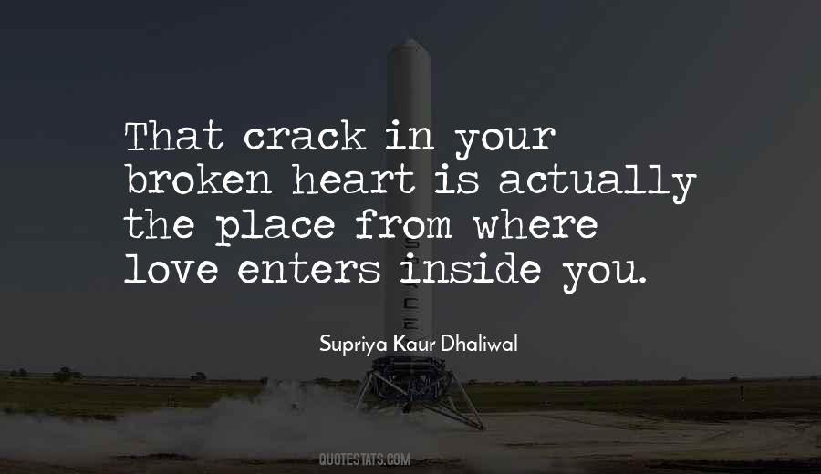 Inside The Heart Quotes #262492