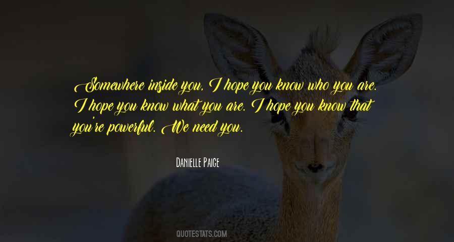 Inside You Quotes #1286597