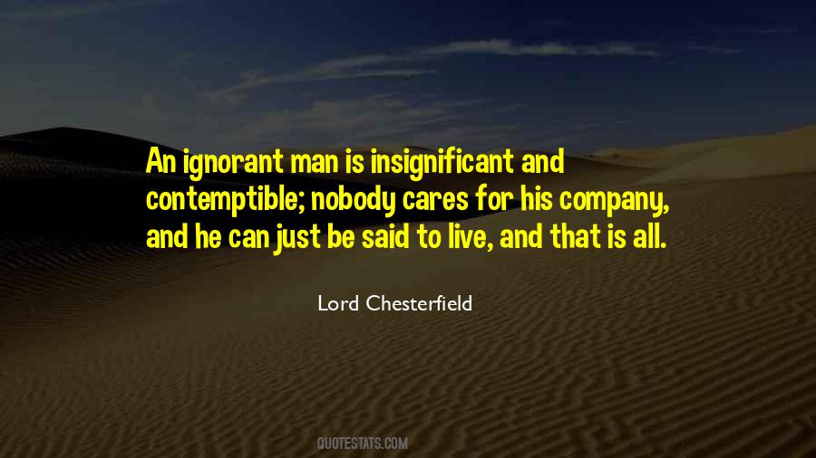 Top 100 Insignificant Quotes: Famous Quotes & Sayings About Insignificant