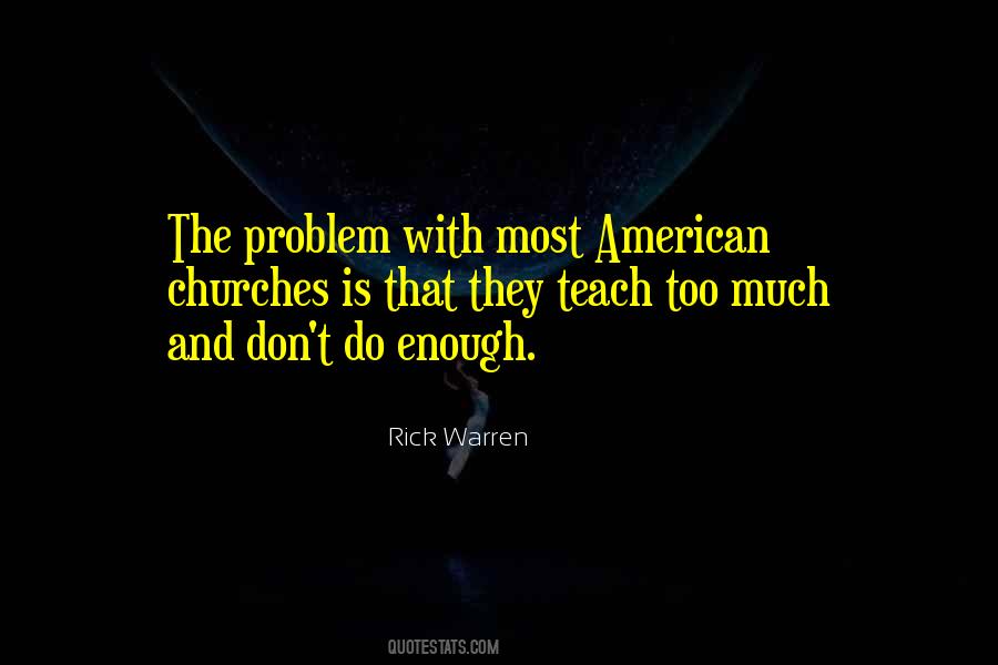 Quotes About The American Church #164595