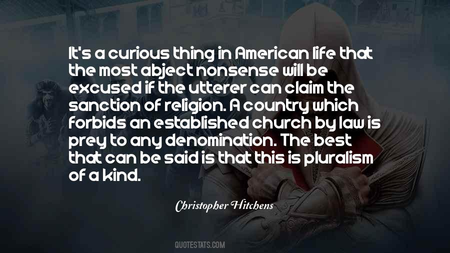 Quotes About The American Church #1676672