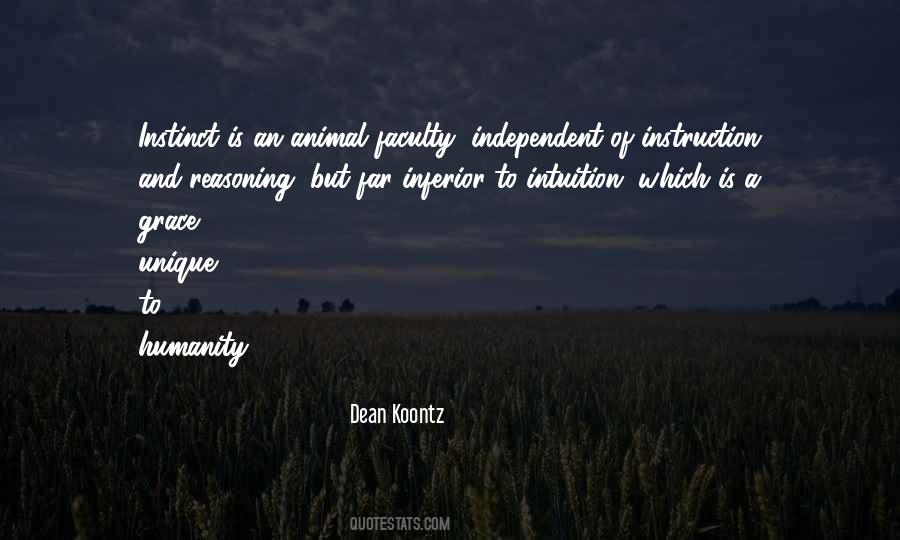 Instinct And Intuition Quotes #1209141