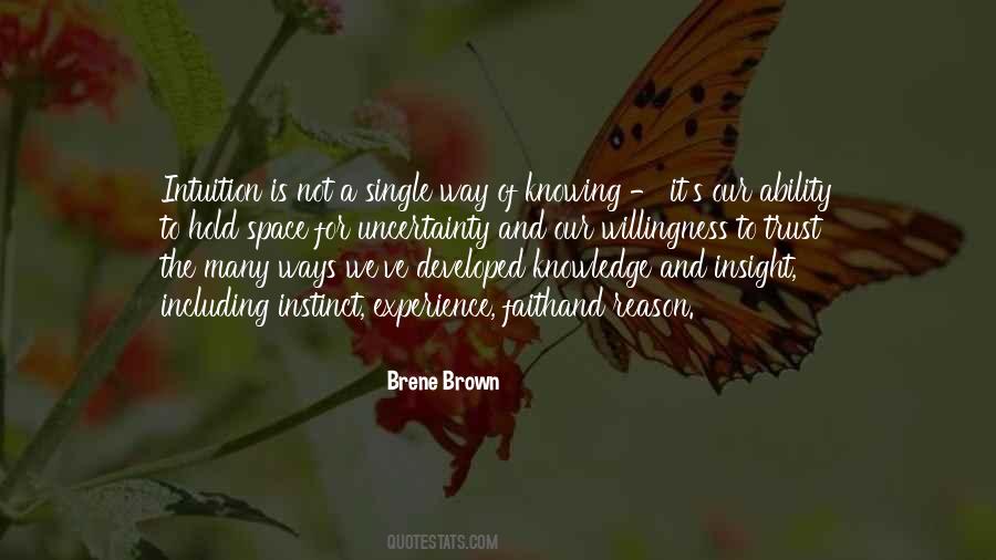 Instinct And Intuition Quotes #309357