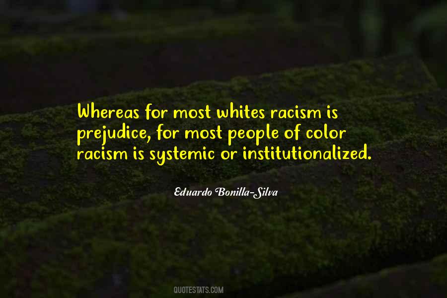 Institutionalized Racism Quotes #95830