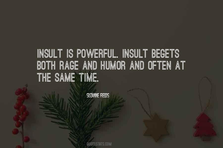 Insult Humor Quotes #36320