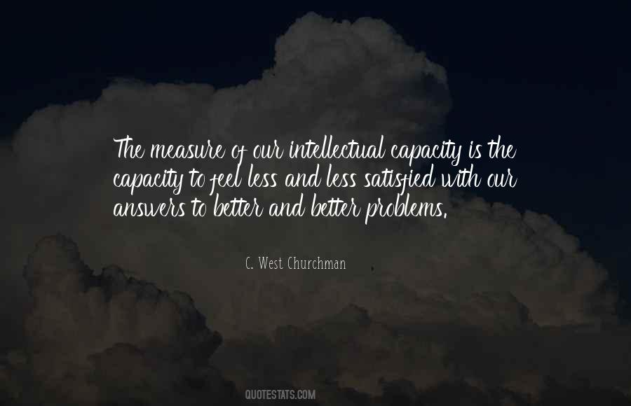 Intellectual Capacity Quotes #1208143