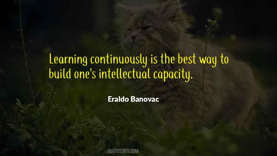 Intellectual Capacity Quotes #1677726