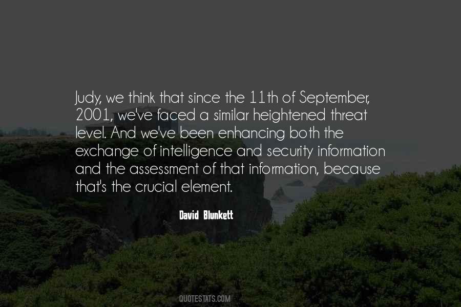 Intelligence And Security Quotes #1587763