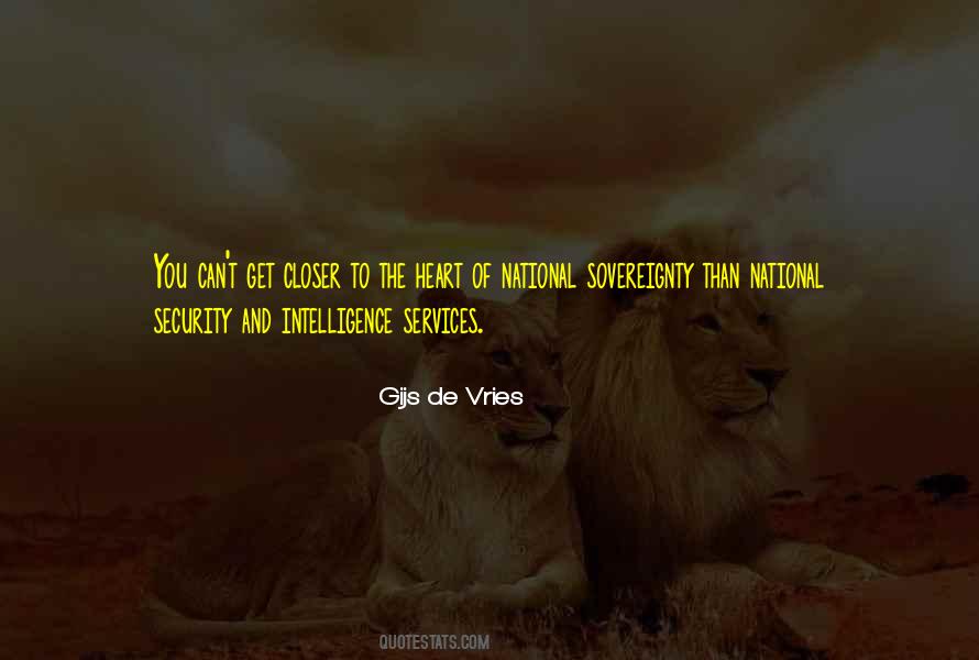 Intelligence And Security Quotes #1764694