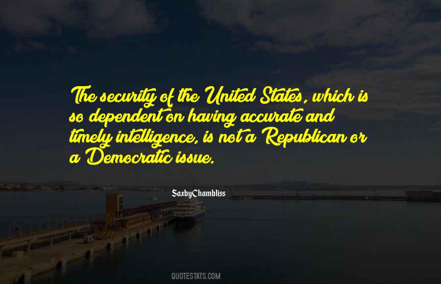 Intelligence And Security Quotes #281306